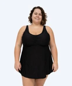 Watery Badedrakt Med Skjørt Til Damer - Dayla - Svart