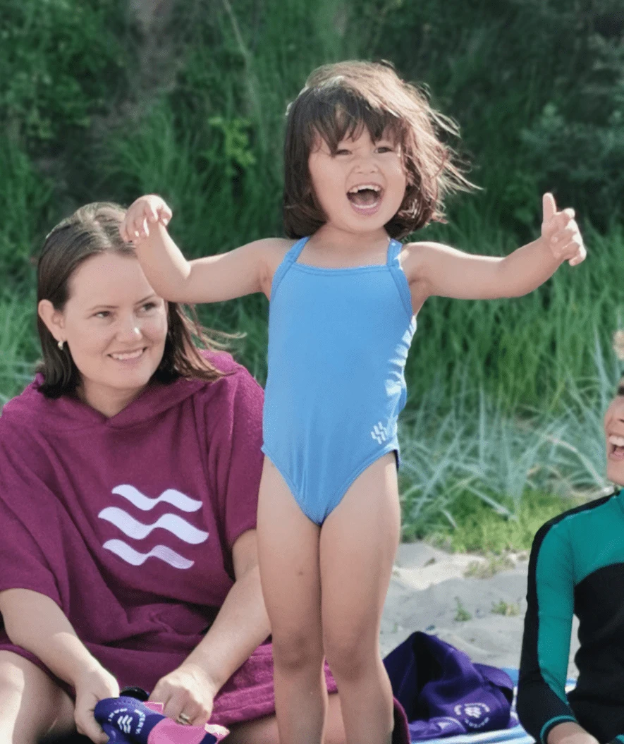 Watery Badedrakt For Jenter - Freestyler Solid - Sky Blue - Bilde 11