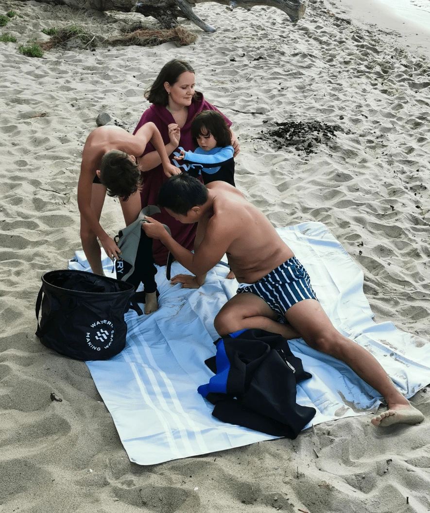 Watery Microfiber Håndkle - Eco Nebraska Familie - Sand - Bilde 10