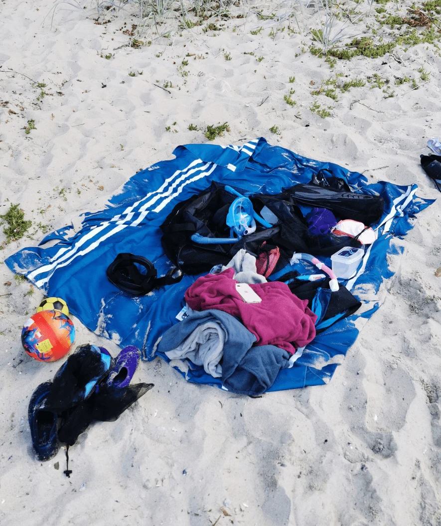 Watery Microfiber Håndkle - Eco Nebraska Familie - Blå - Bilde 5