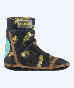 Duukies Svømmesokker Til Barn - Leopard (Svart)