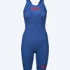 Arena Konkurransebadedrakt - Carbon Glide Openback - Ocean Blue