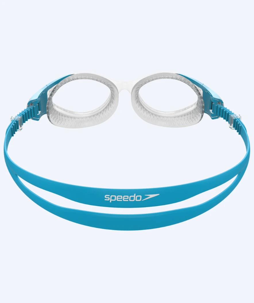 Speedo Dame Svømmebriller - Biofuse Flexiseal - Lyseblå (Klar Linse) - Bilde 3