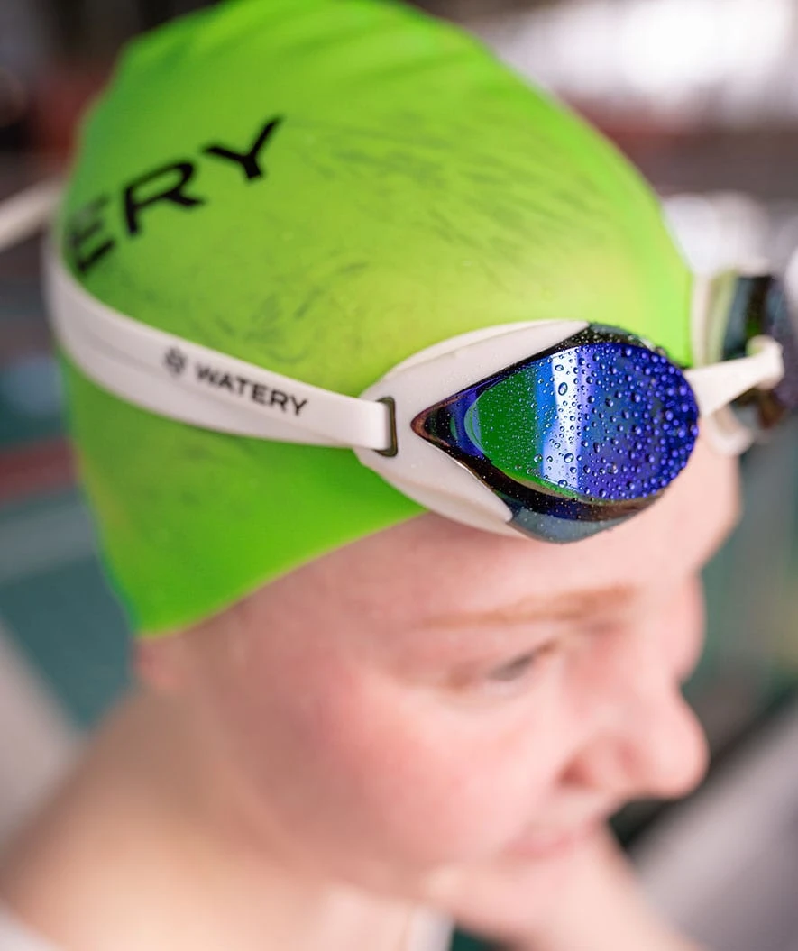 Watery Svømmebriller - Poseidon Ultra - Hvit/blå - Bilde 6