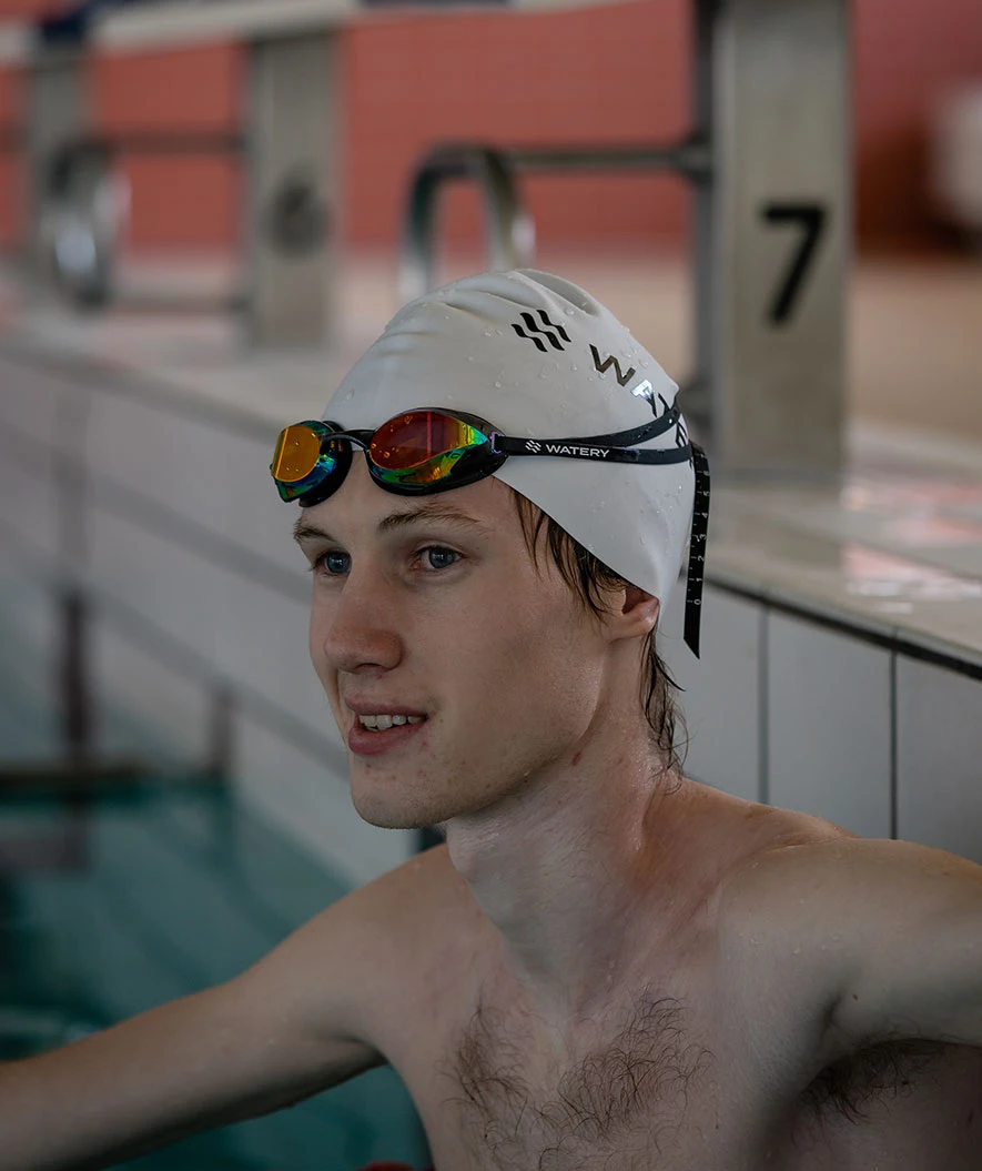 Watery Svømmebriller - Poseidon Ultra - Hvit/blå - Bilde 13