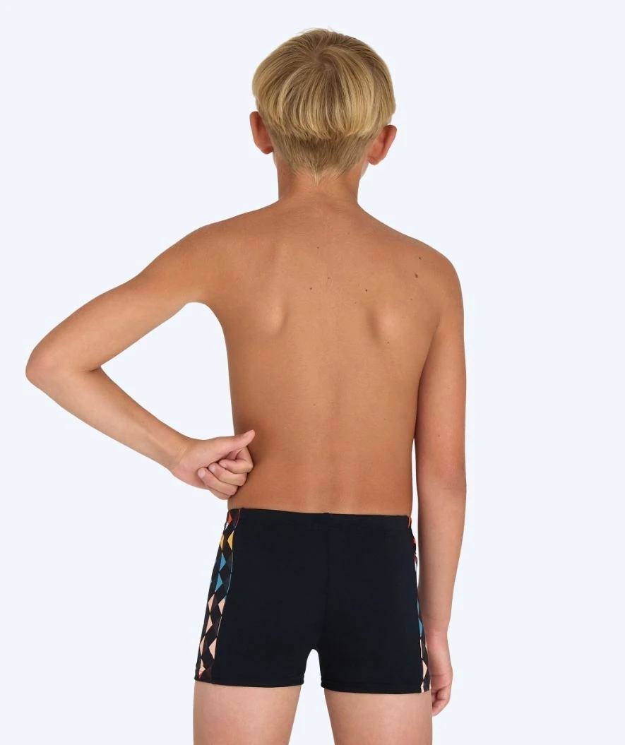 Arena Firkantede Badebukser Til Gutter - Carnival - Svart - Bilde 2