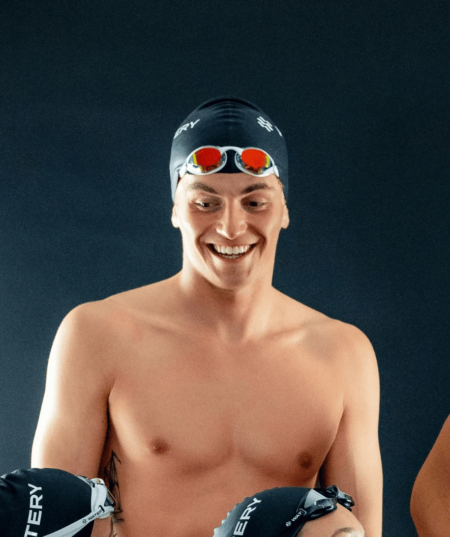 Watery Elite Svømmebriller - Poseidon Ultra Mirror - Rosa/gull - Bilde 5