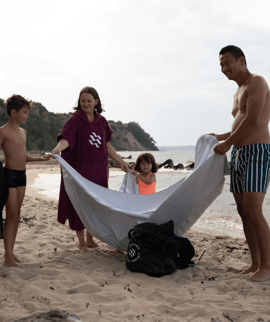 Watery Microfiber Håndkle - Eco Nebraska Familie - Sand - Bilde 8