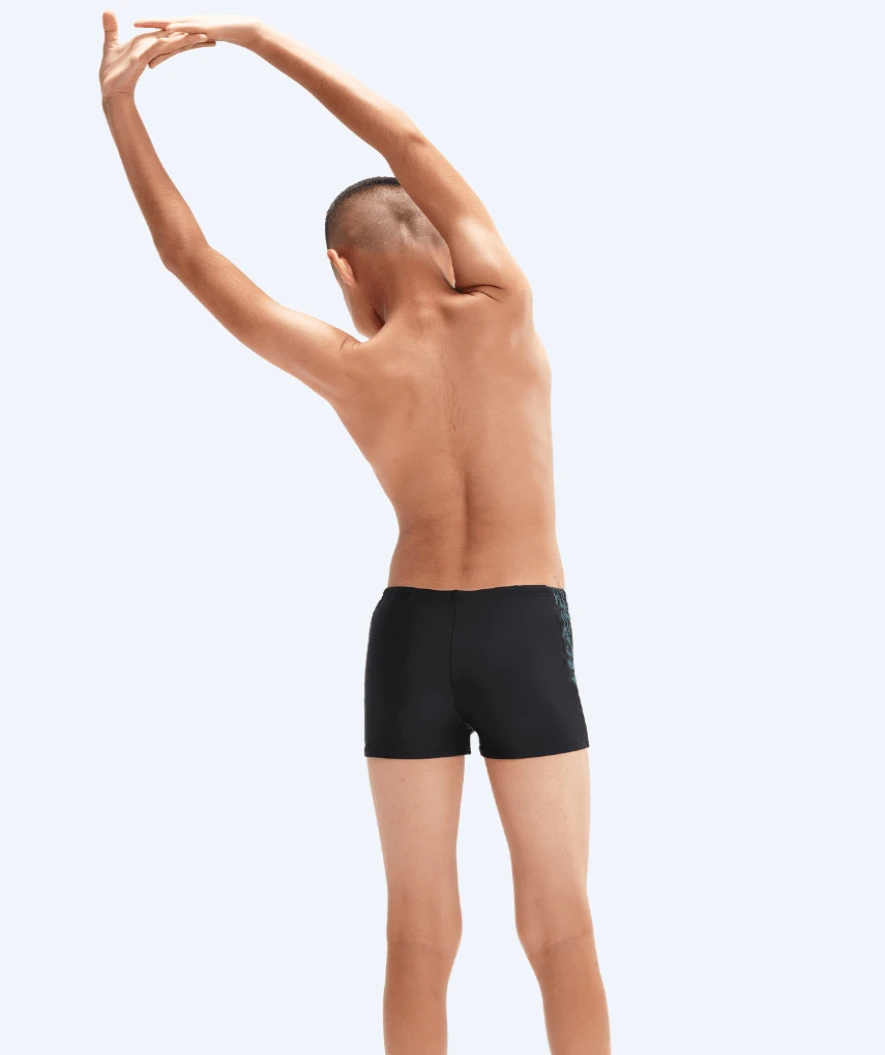 Speedo Aquashorts Til Gutter - Hyper Boom Splice - Sort/blå - Bilde 2