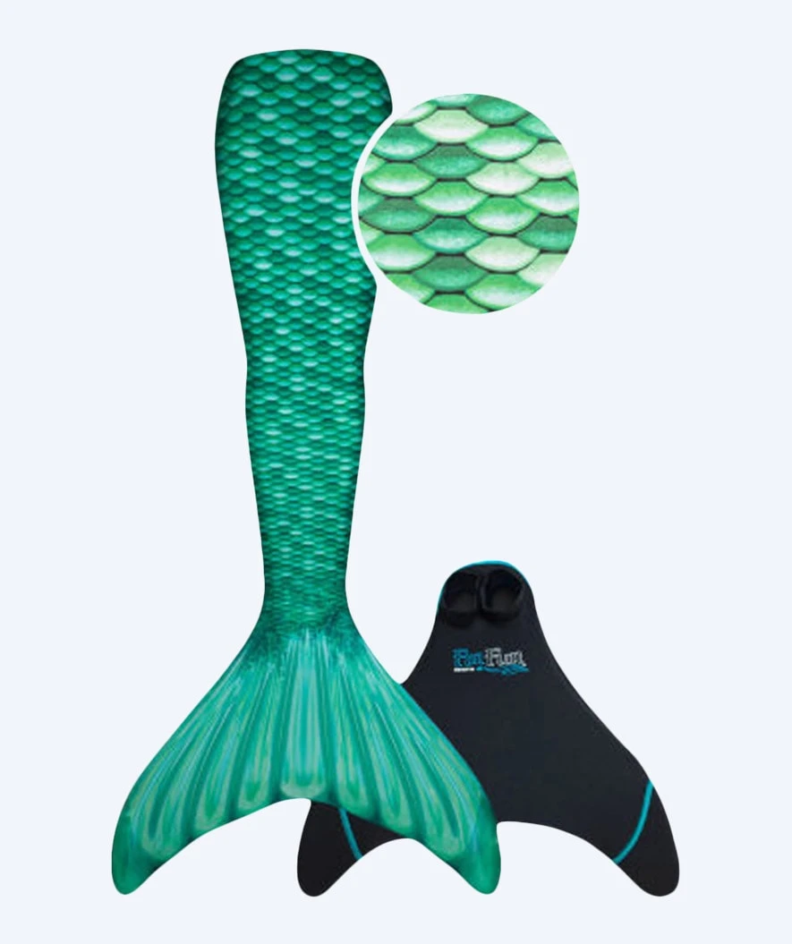 Fin Fun Havfruehale Til Barn - Sett - Celtic Green (Grønn)