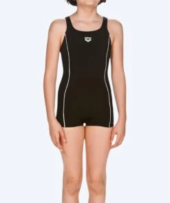 Arena Badedrakt Med Ben Til Jenter - Finding - Svart