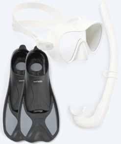Watery Snorkelsett Til Voksne - Pike Cliff - Hvit