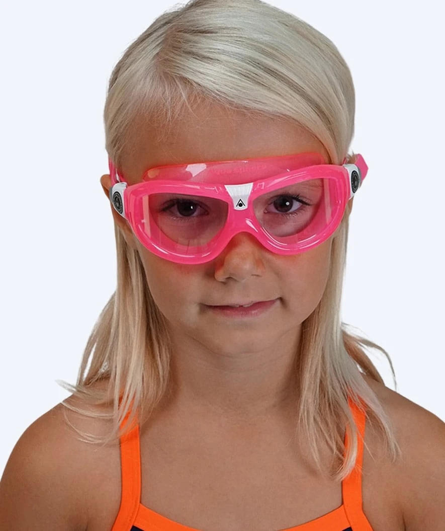 Aquasphere Svømmebriller Til Barn - Seal 2 (3-10 år) - Lyserød (klar Linse) - Bilde 3