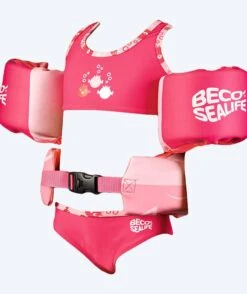 Beco Flyte-sett (belte + Baderinger) For Barn (2-6 år) - Sealife - Rosa