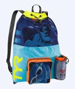 TYR Svømmenett - Big Mesh Mummy 40 L - Gul/multi