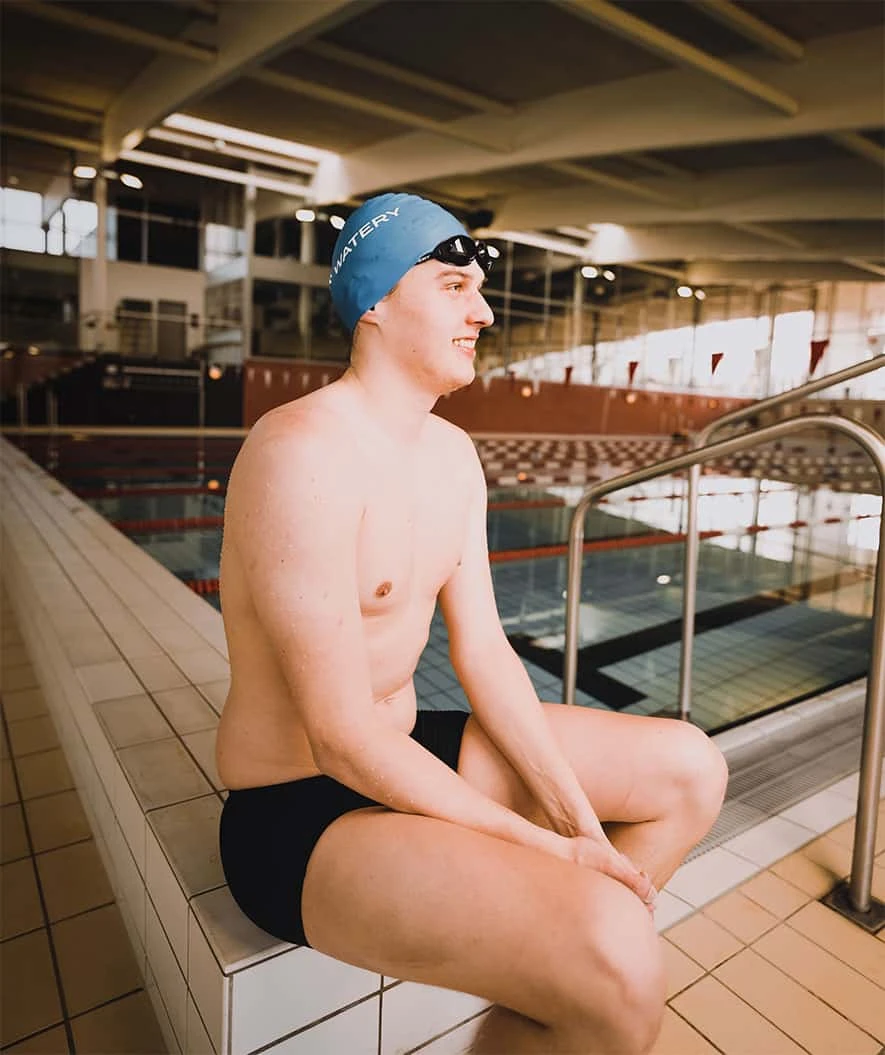 Watery Badehette - Signature - Royal Blue - Bilde 9