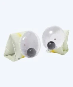 Sunnylife Svømmevinger Til Børn - Monty The Monster - Hvid