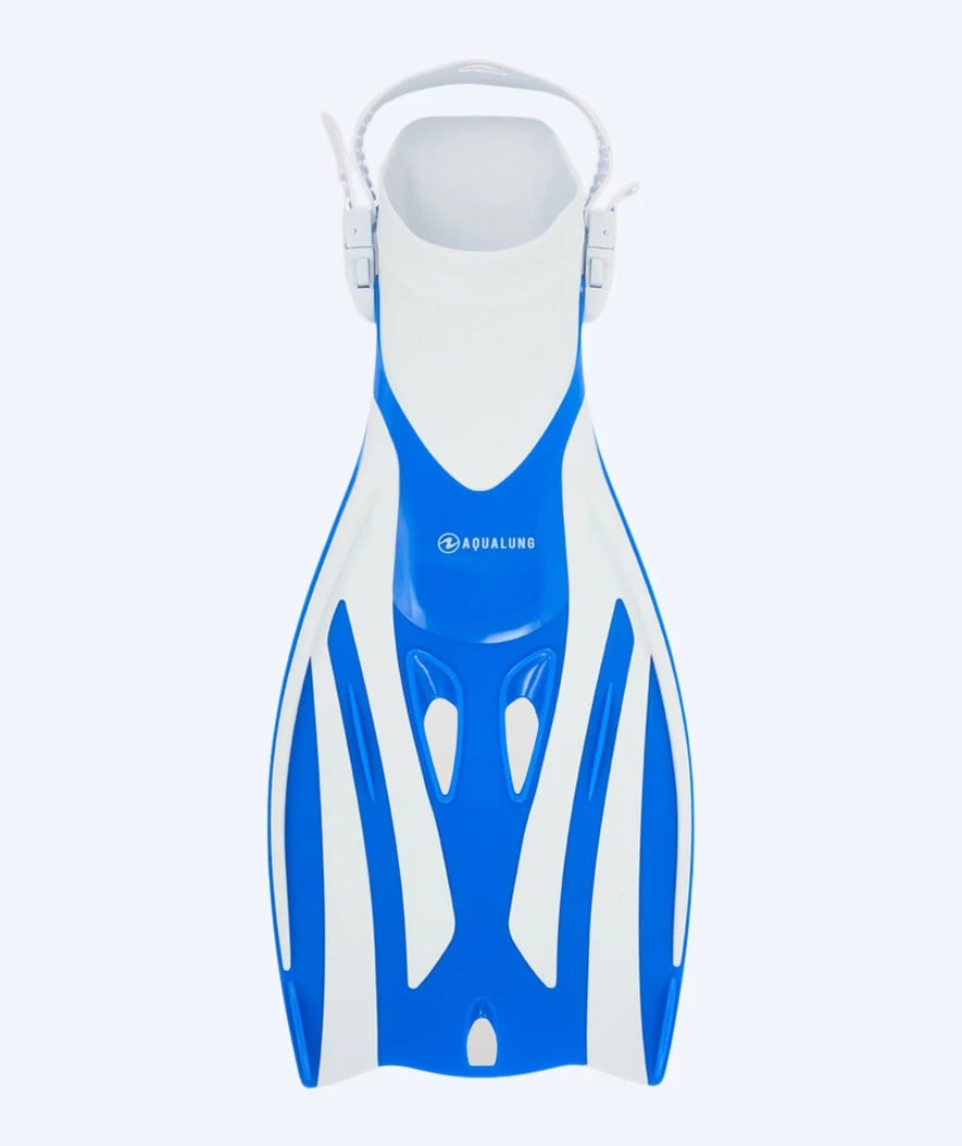 Aqualung Svømmeføtter Til Voksne - Fizz - Blå/hvit
