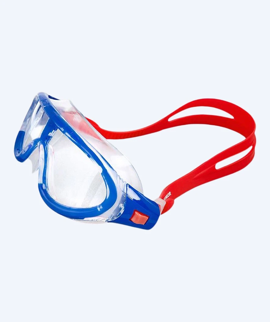 Speedo Dykkerbriller Til Barn - Rift - Lyseblå M. Rød Stropp (Klart Glass) - Bilde 2