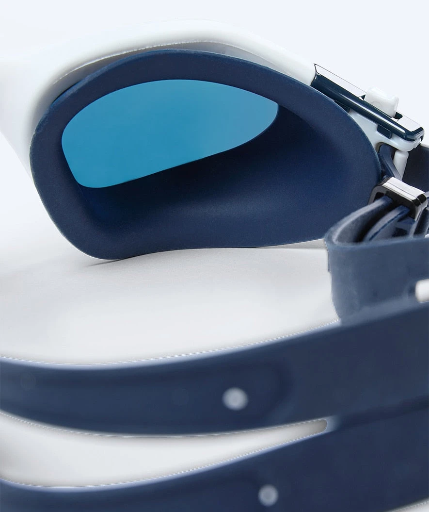 Watery Svømmebriller Til Trening - Raven Mirror - Mørkeblå/gull - Bilde 6