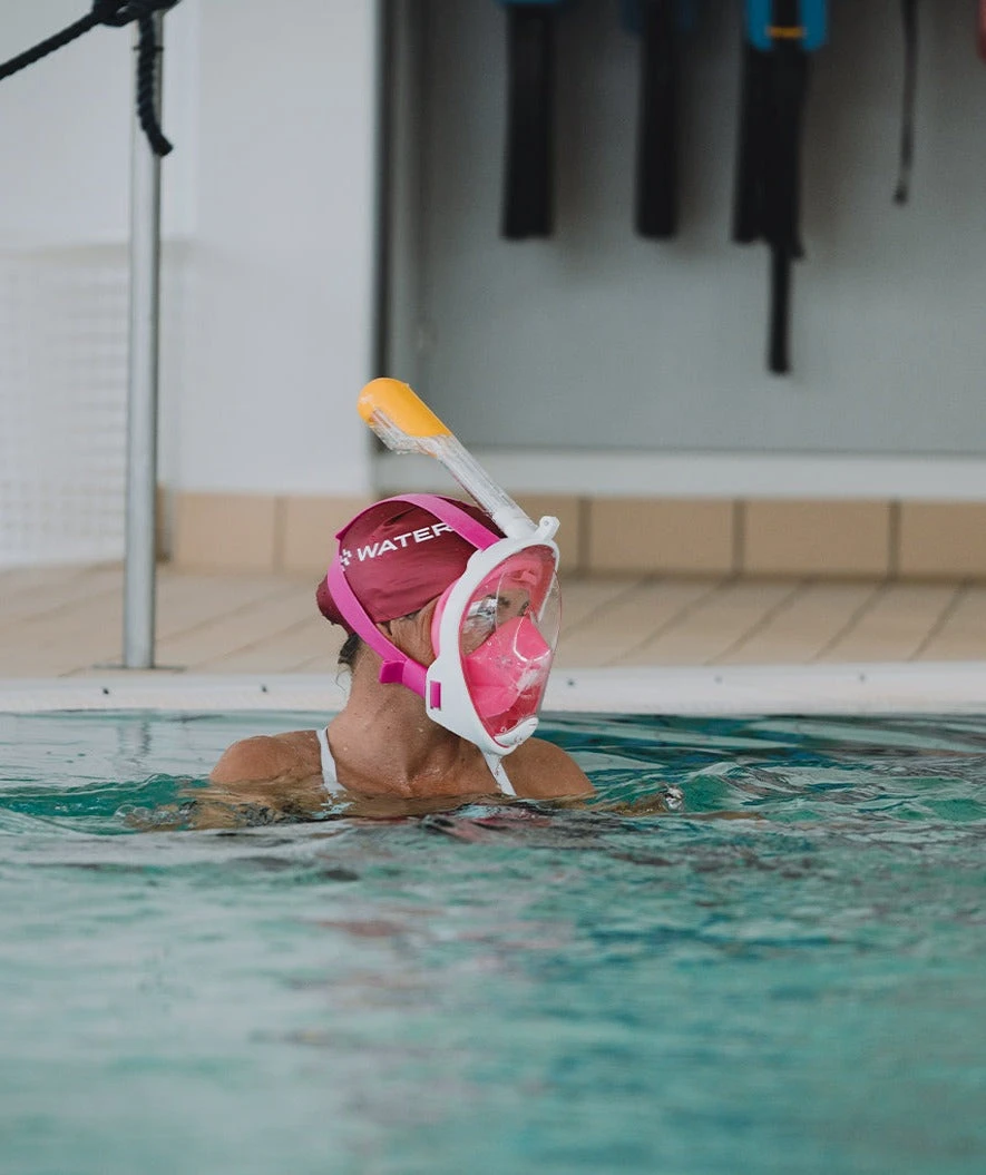 Watery Full Face Snorkelmaske For Voksne - Rosa - Bilde 13