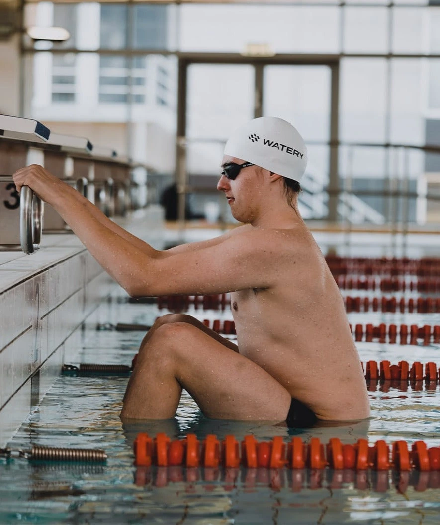 Watery Konkurranse Badehette - Signature Dome - Hvit - Bilde 3