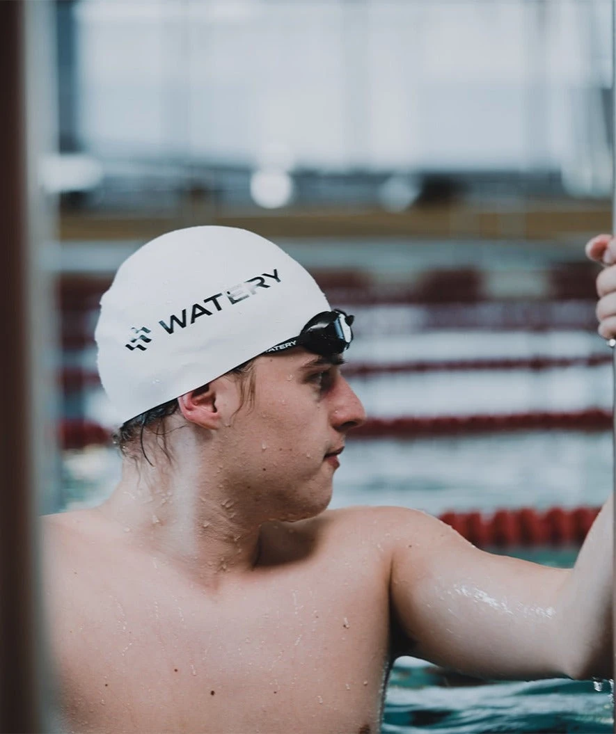 Watery Konkurranse Badehette - Signature Dome - Hvit - Bilde 4