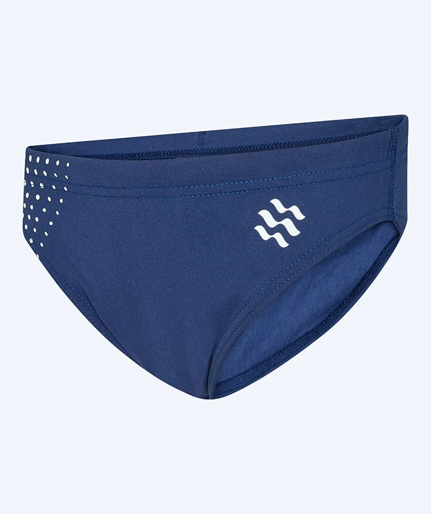 Watery Trekantede Badebukser Til Gutter - Budgie Eco - Blue Sporty - Bilde 2