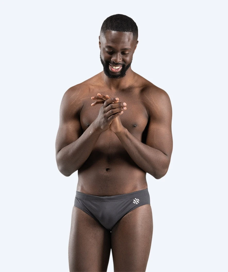 Watery Briefs Badebukser Til Menn - Budgie Eco - Grå