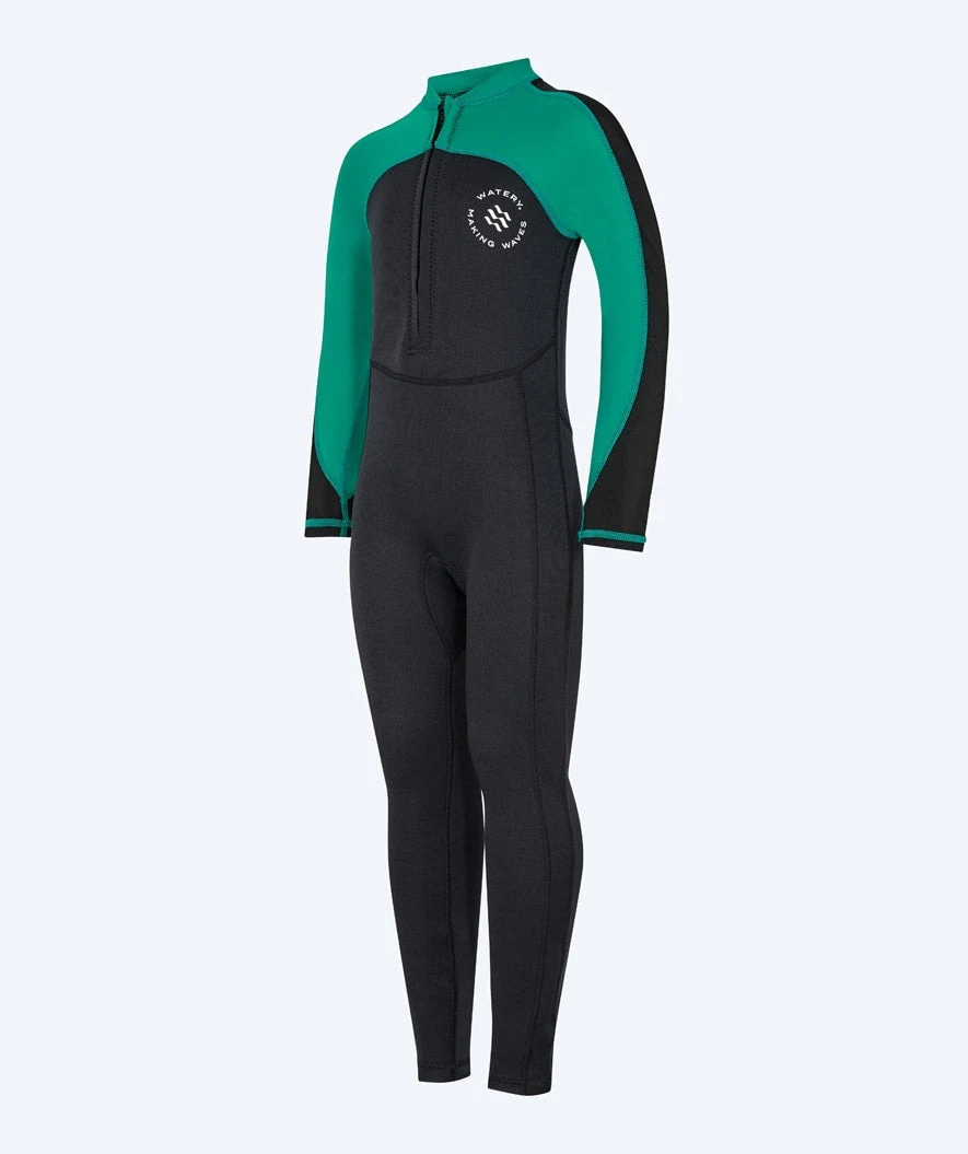 Watery Våtdrakt Til Barn - Calypso Full-Body - Grønn/svart - Bilde 9