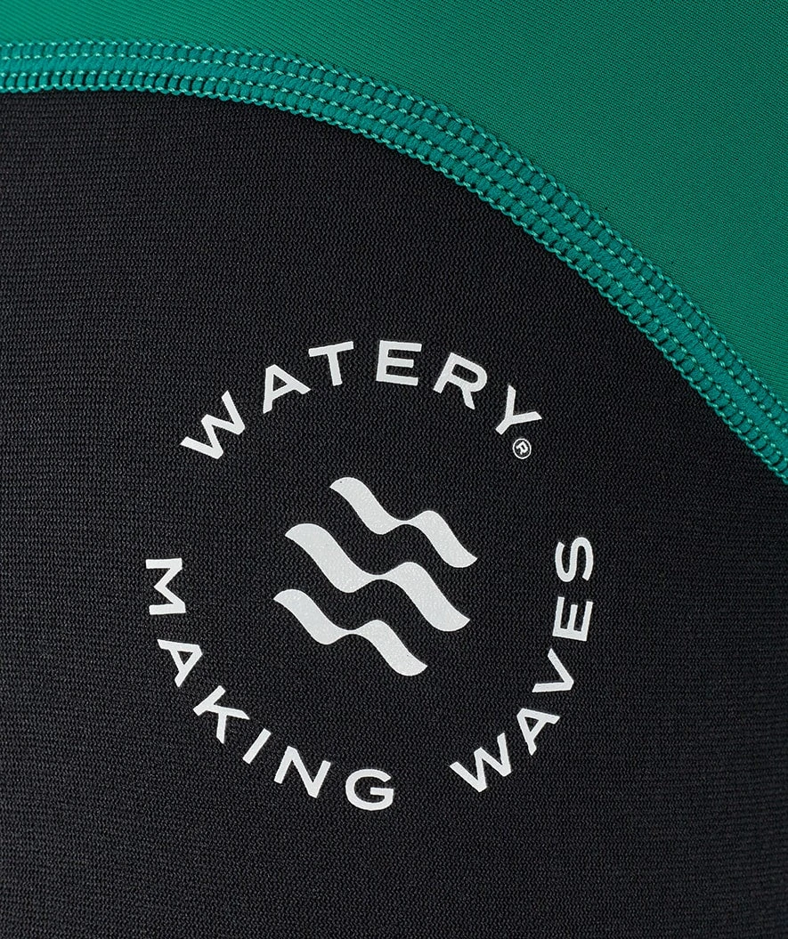 Watery Våtdrakt Til Barn - Calypso Full-Body - Grønn/svart - Bilde 13