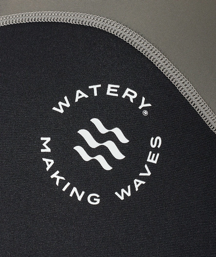 Watery Våtdrakt Til Barn - Calypso Full-Body - Grå/svart - Bilde 11