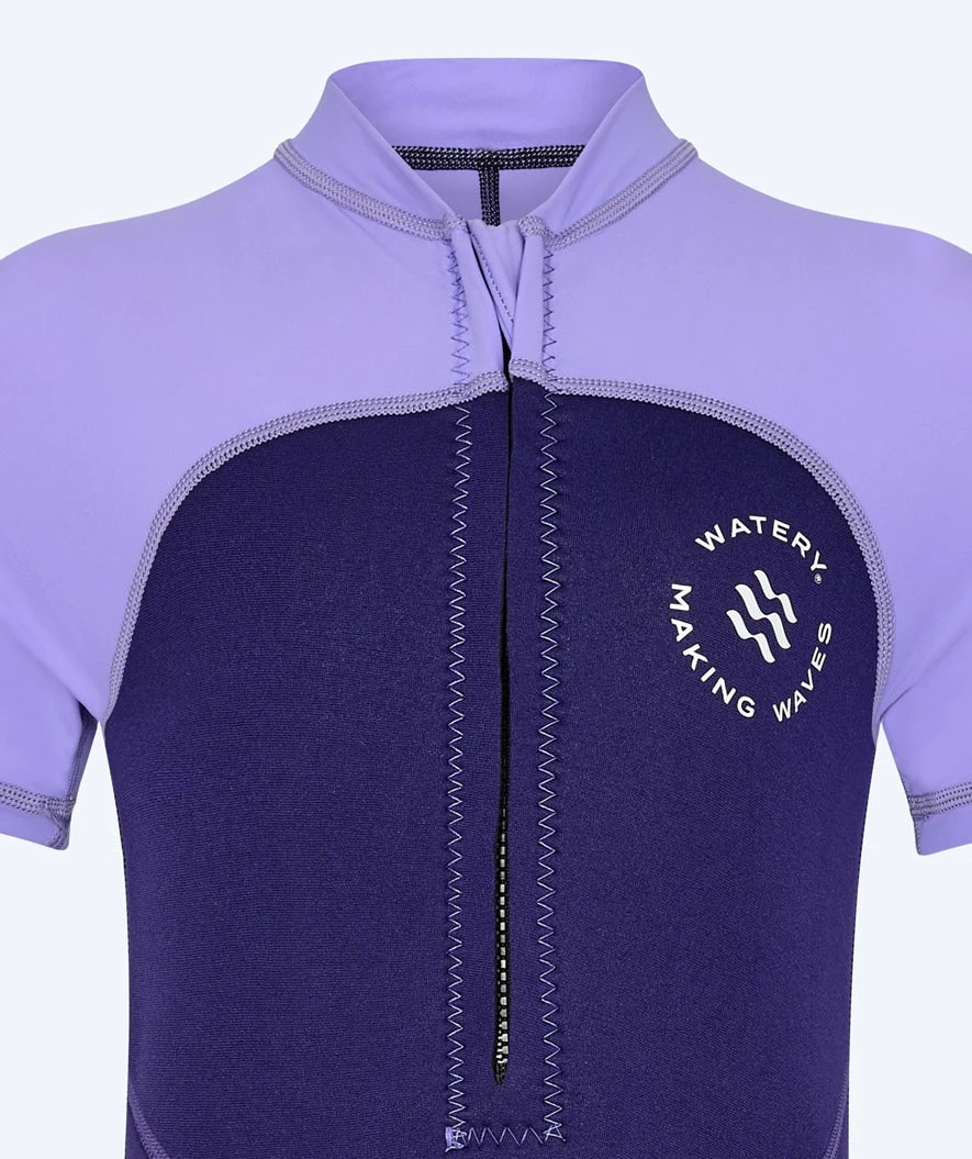 Watery UV Våtdrakt Til Barn - Calypso Shorty - Lilla - Bilde 5
