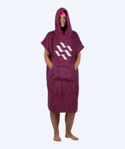 Watery Badeponcho For Voksne - Bomull - Lilla