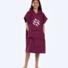 Watery Badeponcho For Junior 6-14 år - Bomull - Lilla