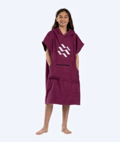 Watery Badeponcho For Junior 6-14 år - Bomull - Lilla