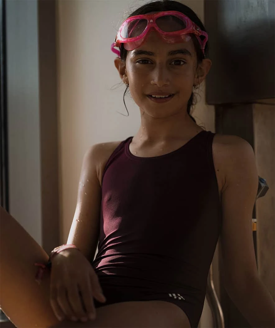 Watery Badedrakt For Jenter - Eco Pool Party - Ruby Red - Bilde 14