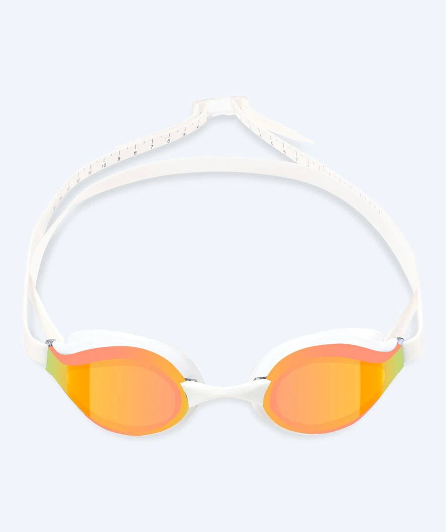 Watery Elite Svømmebriller - Poseidon Mirror - Hvit/gull - Bilde 2