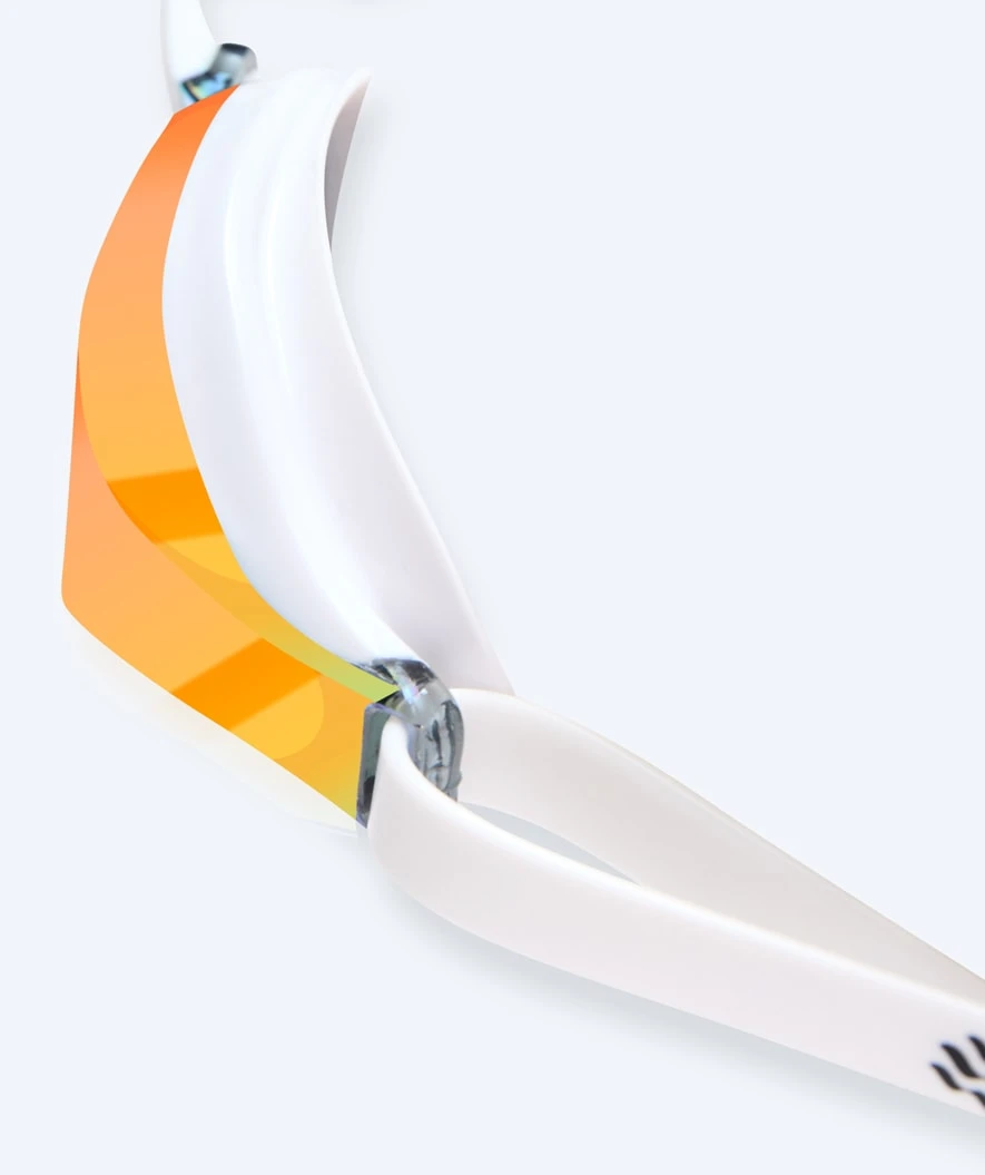 Watery Elite Svømmebriller - Poseidon Mirror - Hvit/gull - Bilde 5