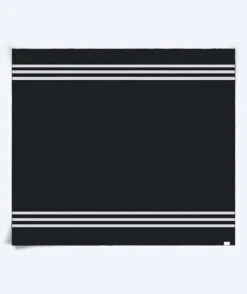 Watery Microfiber Håndkle - Eco Nebraska Familie - Svart