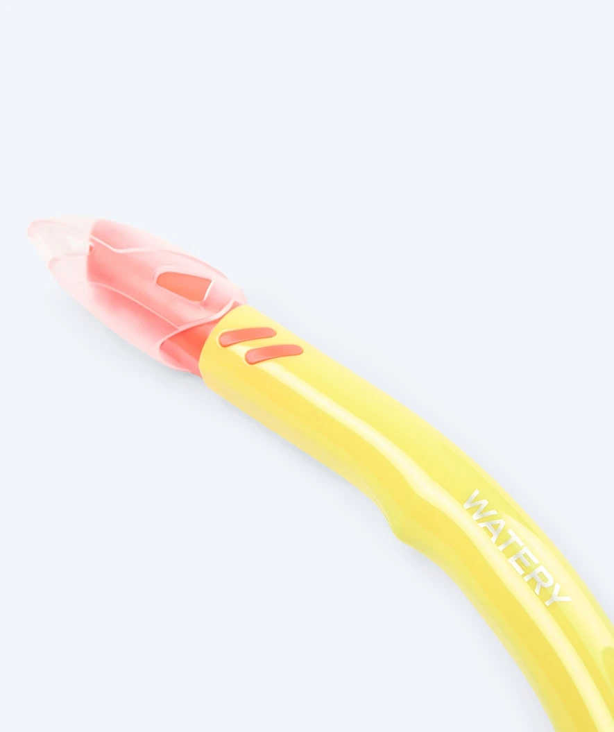 Watery Semi-Dry Snorkel Til Voksne - Hudson - Gul - Bilde 5