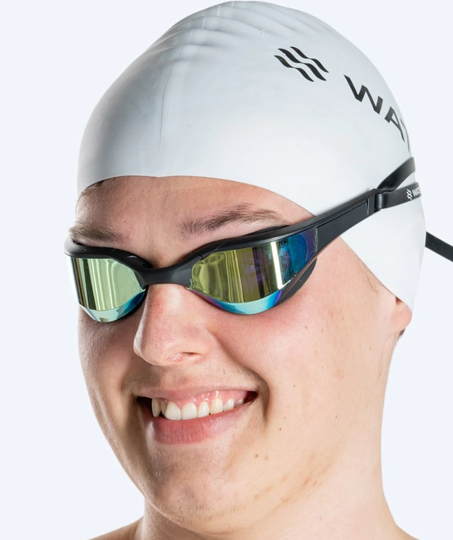 Watery Svømmebriller - Instinct Elite Mirror - Svart/blå - Bilde 11