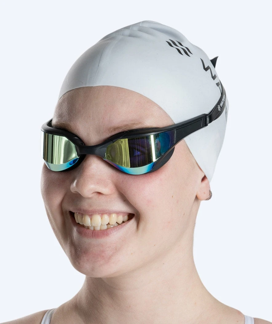 Watery Svømmebriller - Instinct Elite Mirror - Svart/blå - Bilde 8