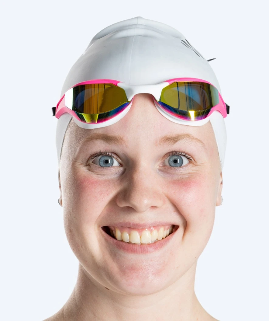 Watery Svømmebriller - Instinct Elite Mirror - Rosa/gull - Bilde 8