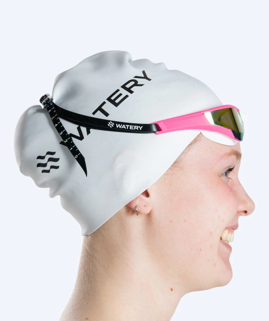 Watery Svømmebriller - Instinct Elite Mirror - Rosa/gull - Bilde 9