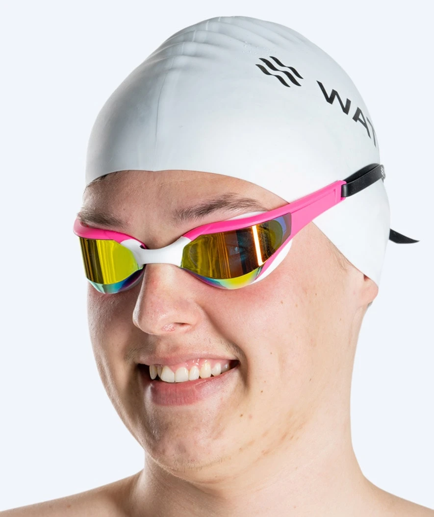 Watery Svømmebriller - Instinct Elite Mirror - Rosa/gull - Bilde 10