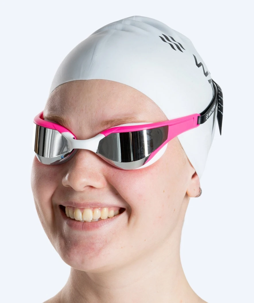 Watery Svømmebriller - Instinct Elite Mirror - Rosa/sølv - Bilde 7