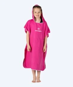 Watery Badeponcho Til Junior - Microfiber - Rosa