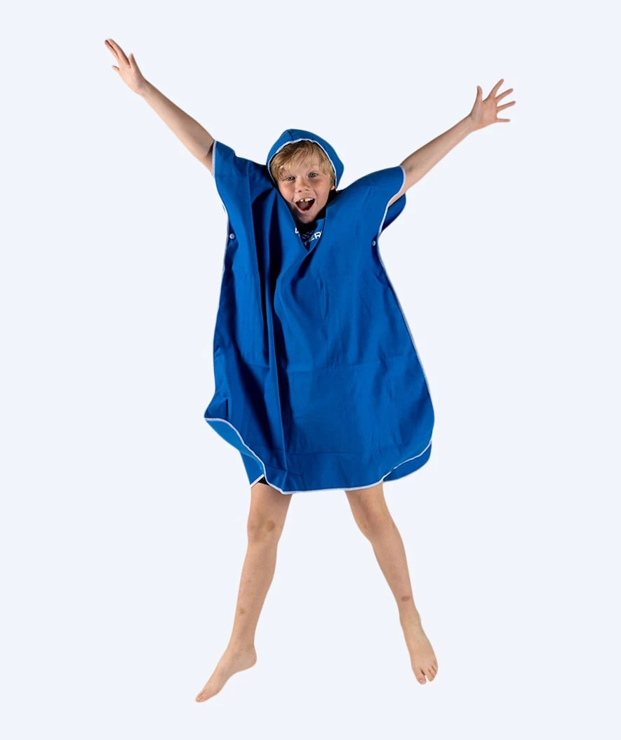 Watery Badeponcho Til Junior - Microfiber - Royal Blue - Bilde 7