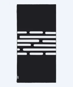 Watery Microfiber Håndkle - Eco Nebraska - Svart